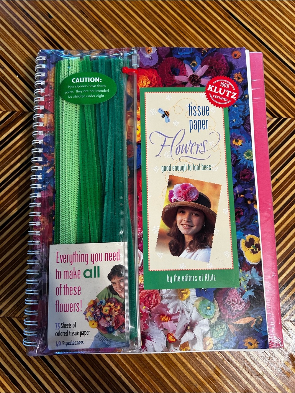 Tissue Paper Flowers-Good Enough to Fool Bees vintage 2000 by Barbara Kane